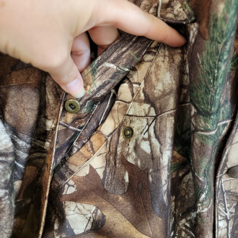 Vintage Herter's Mens‎ Size XL Hunting Realtree Camouflage Hooded Outdoor Jacket